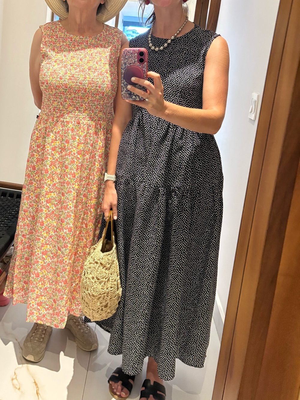 Handmade Polka Dot Maxi Dress - Picture 3 of 3